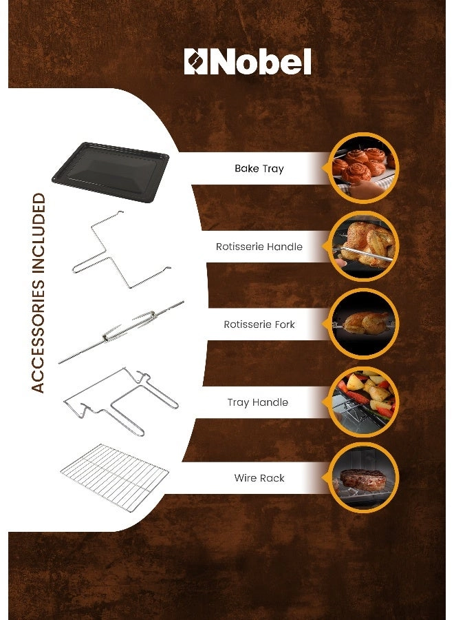 NEO60PI - Electric Convection Rotisserie silver