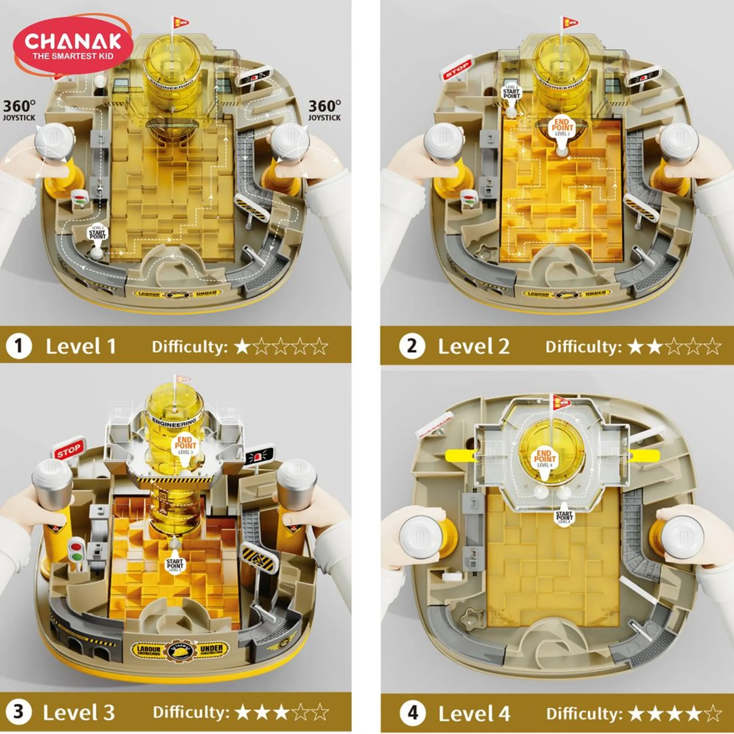 Engineering Maze Tower Puzzle (46966191-MKD218A) - 16 pcs