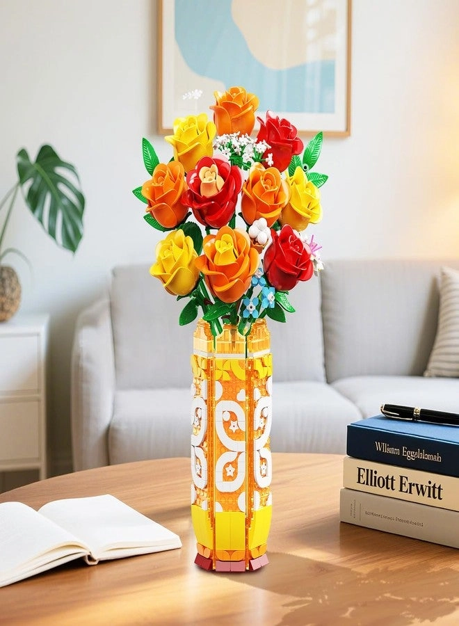 Flower Bouquet Building Set - 3.6pcs