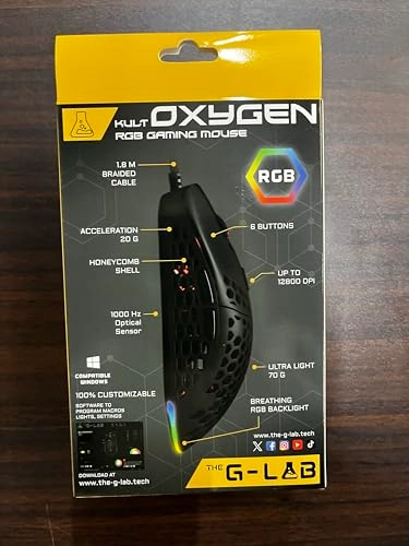 Kult Oxygen Wireless Gaming Mouse - Wireless