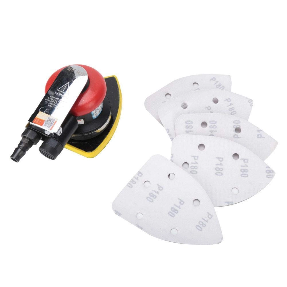 INWWUH Air Orbital Sander - 90x130mm Triangular Pneumatic