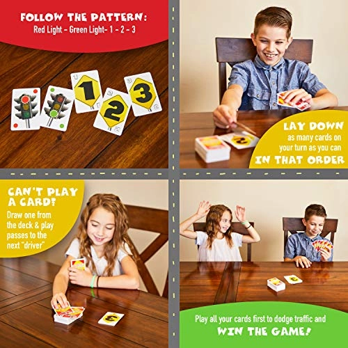 Red Light, Green Light, 1-2-3 - Card Game