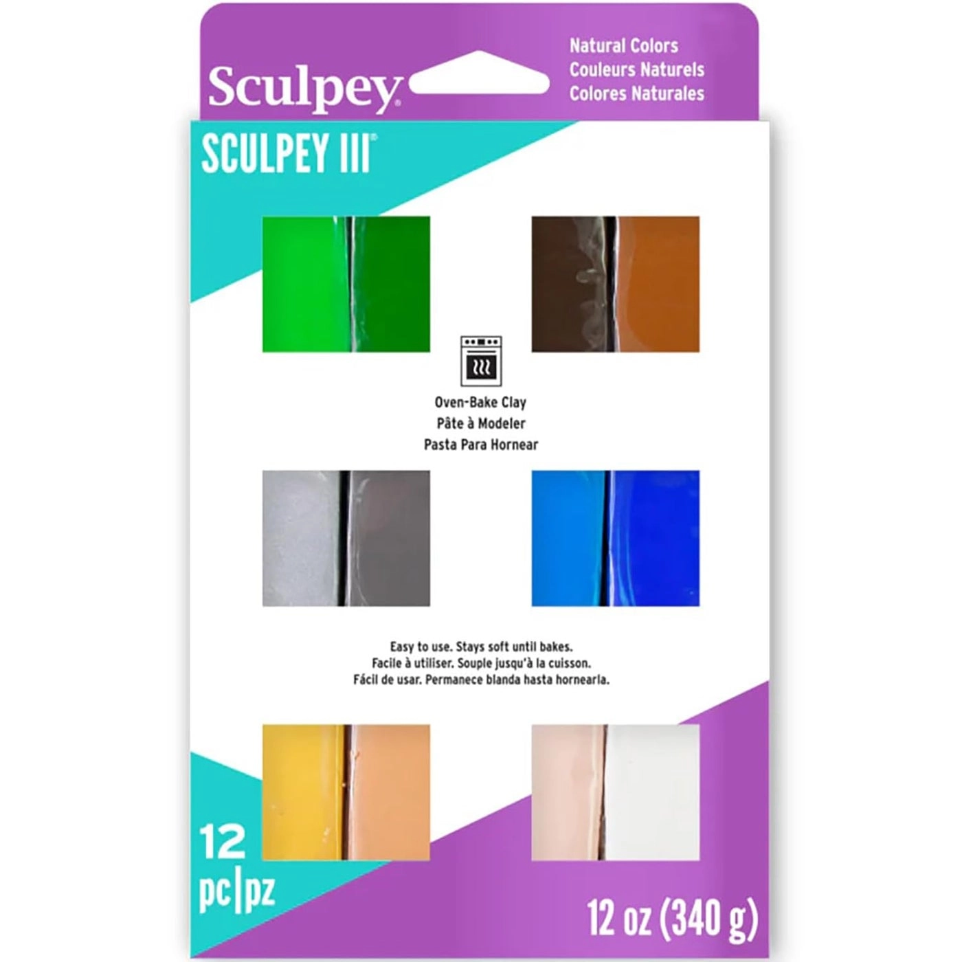 Sculpey Iii Polymer Clay - 28g 12pcs.