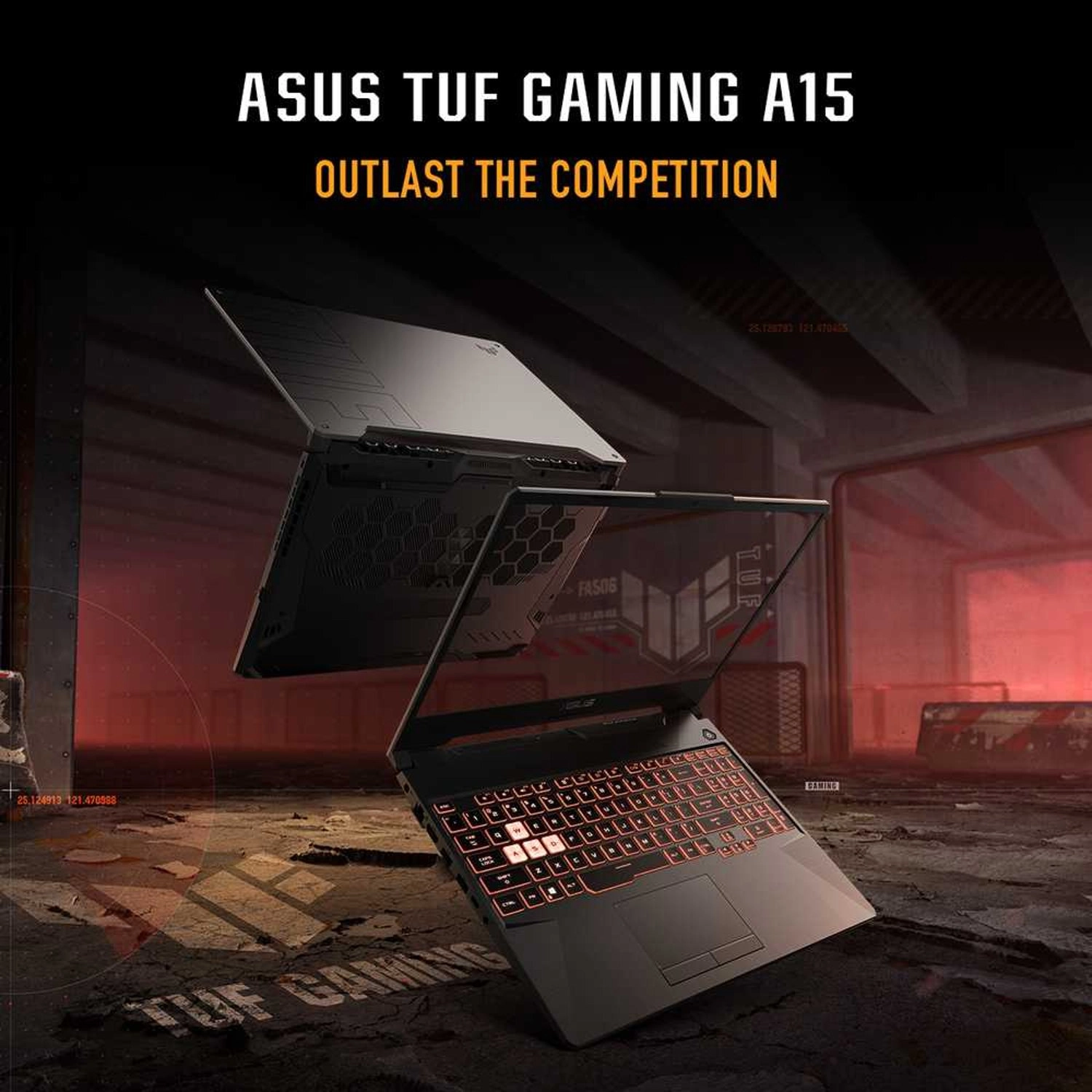 TUF Gaming A15 FA506NF-HN042W - 15.6'' Ryzen 5-7535HS 8GB DDR5 512GB SSD