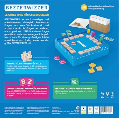 Bezzerwizzer: Edition 2025 - Quiz and Party Game (German)