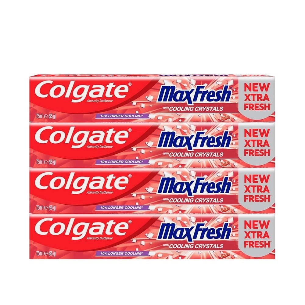 Colgate Max Fresh Spicy Toothpaste 4 x 75ml