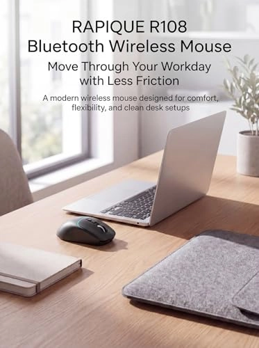 R108 Tri-Mode Wireless Mouse - Wireless