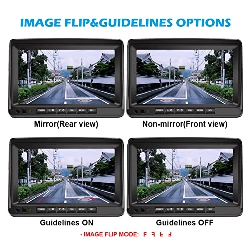 Car Monitor Rear View Backup Camera - Night vision Wireless 1080P