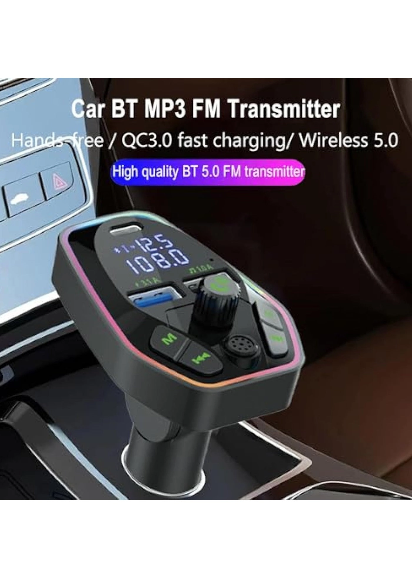 FM Transmitter - Bluetooth 5.0