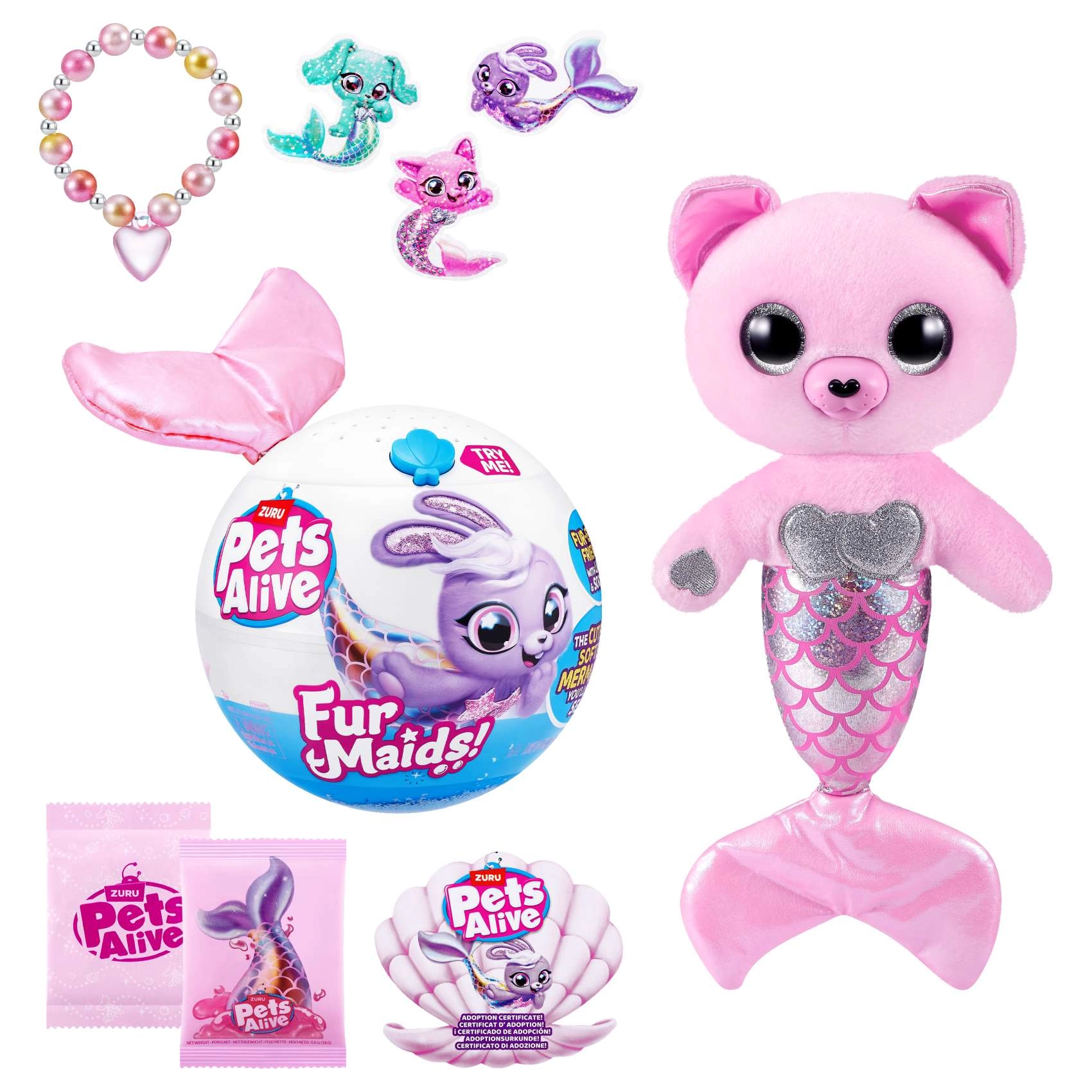 ZURU Pets Alive Series 1 Shrink Wrap Furmaids - Interactive