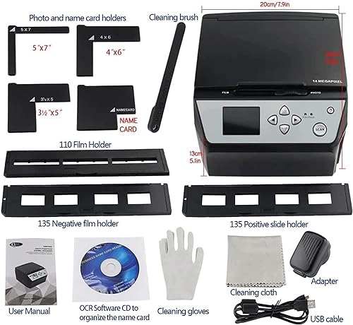 Digital Film Scanner - 120 1080P LCD Screen