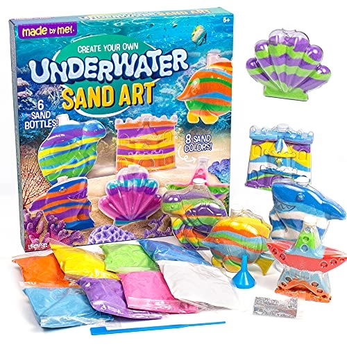 made by me Create Your Own Underwater Sand Art - 6+ years 6 bottles 9 sand bags