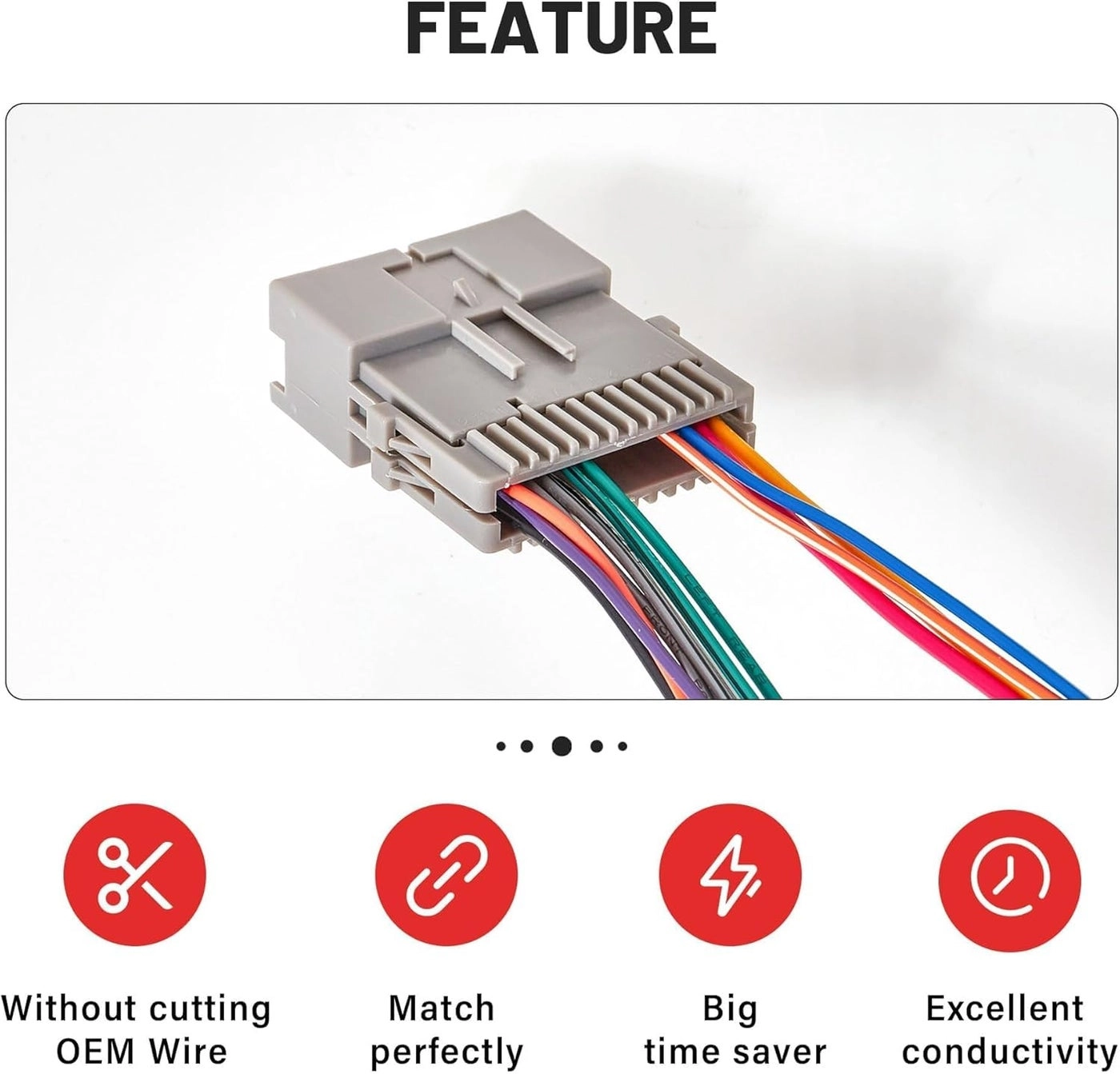 Factory Stock OE Radio Stereo Wire Harness Adapter - GM GMC Chevrolet Pontiac Buick