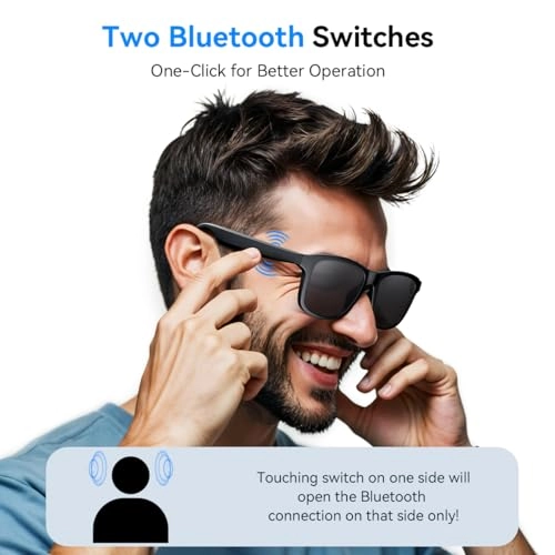 Simple - Open-Ear bluetooth UV400 Black-Lens
