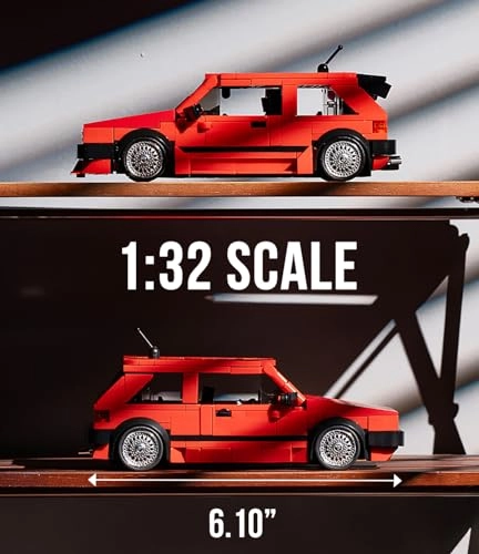 Golf MK2 - 479 pcs 1:32 Red/Black