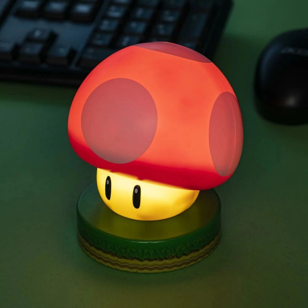 1Up Mushroom Icon Light - Lighting & Clocks green