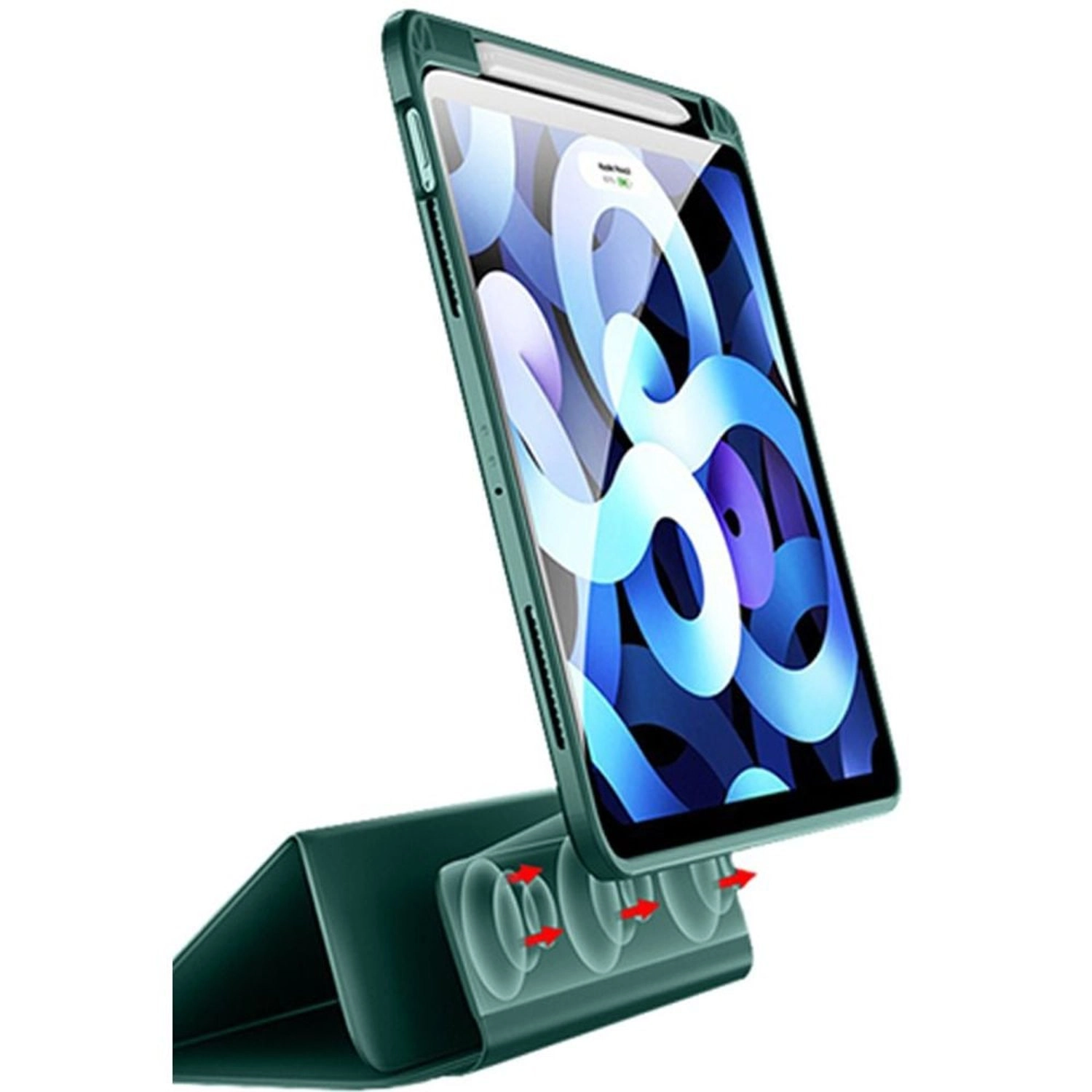 Tri-fold Folio Case with Pencil Holder for iPad Pro 12.9-inch