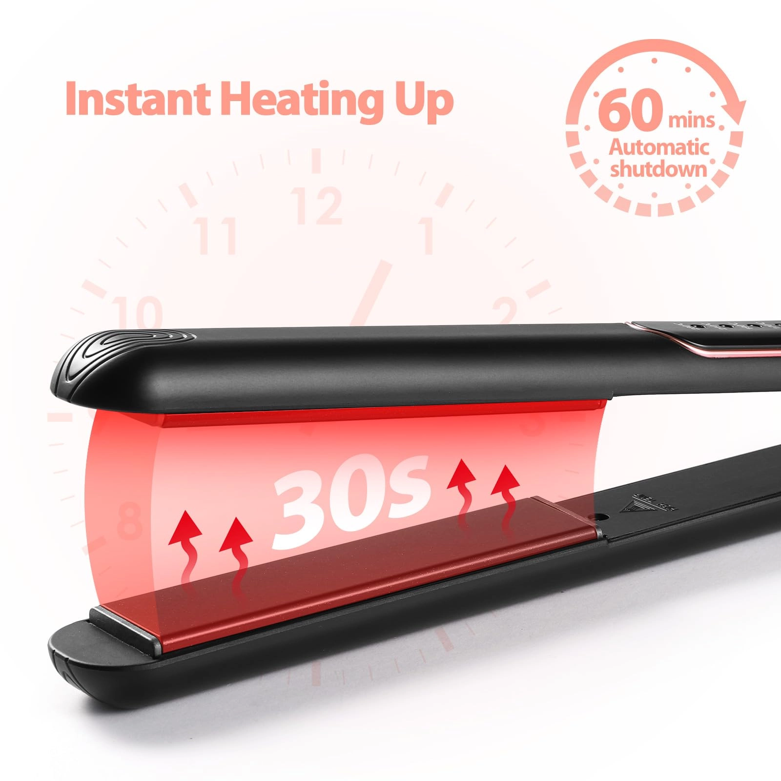 2 in 1 Straightener and Curler - 1 inch