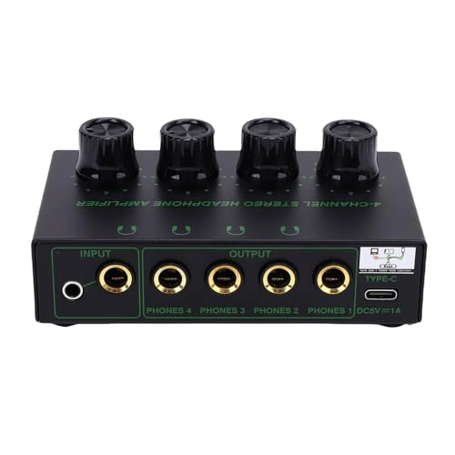 Headphone Amplifier - 4 Channels USB Powered