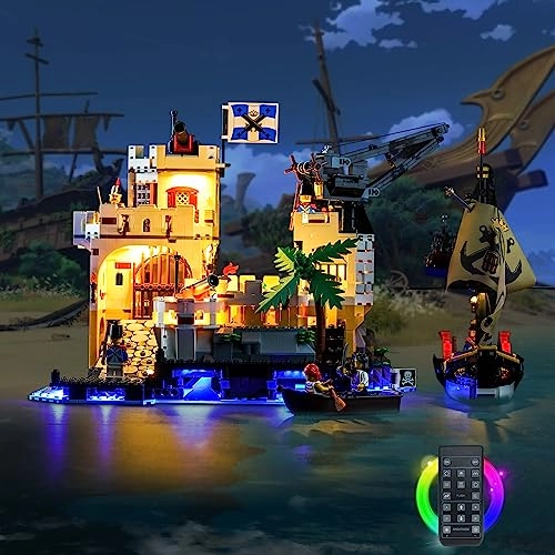 Lighting Kit for Lego 10320 Eldorado Fortress - Remote Control 5V