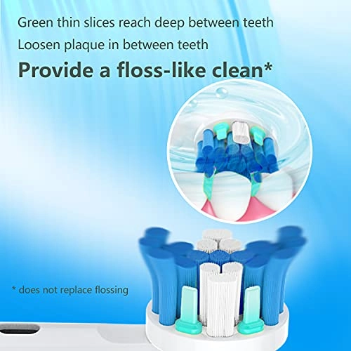 Replacement Toothbrush Heads - Floss Action 4 piece(s) White