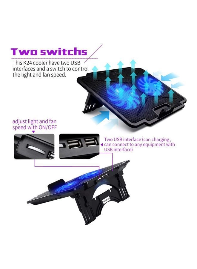 Gaming Laptop Cooling Pad - 6 piece(s) 17.3 inch