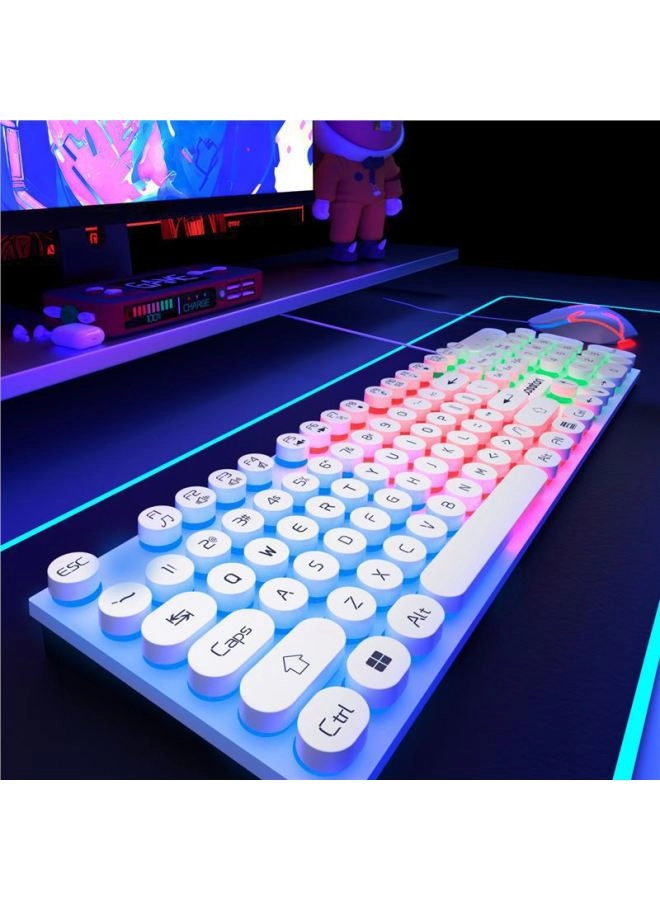 Zhaoyin Steampunk Keyboard And Mouse Suit - Wired