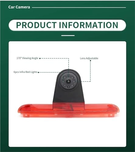 Rear View Camera Fisheye - Night vision Wired 1080P