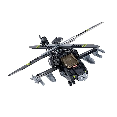 Ah-64 Apache Helicopter + Sluban Soldier - Army 293pcs