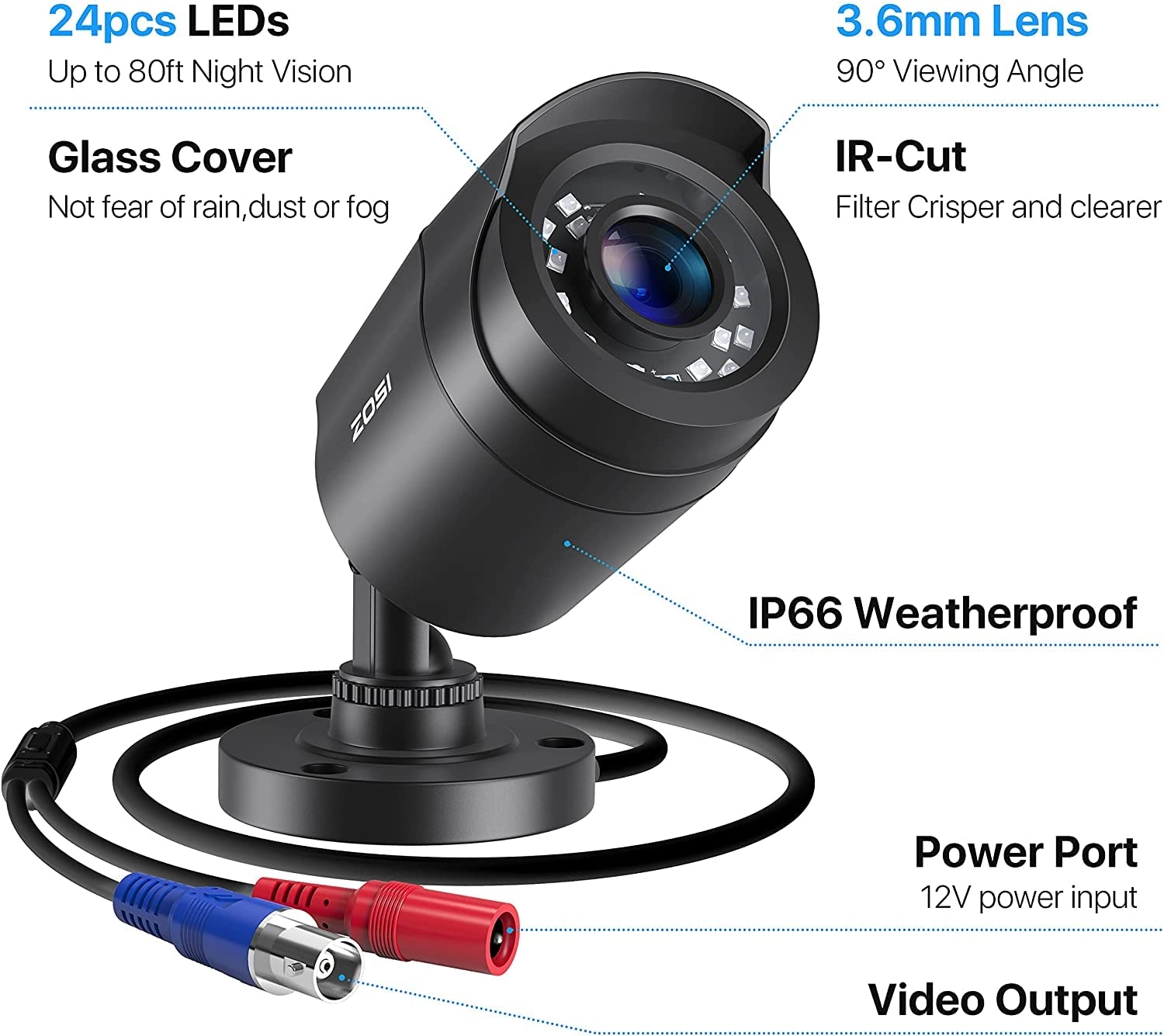 1080P Bullet Camera - 2 Pack