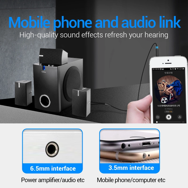 3.5mm Male to Male Audio Cable - 1 m