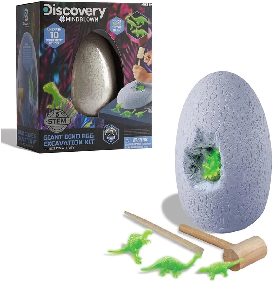 COLOR LAND CHILDRENS TOYS CENTER LLC Mindblown Giant Dino Egg Excavation Kit