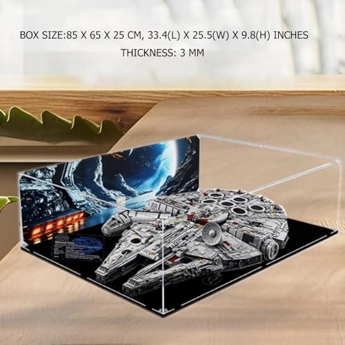 Acrylic Display Box for LEGO 75192 Ultimate Millennium Falcon