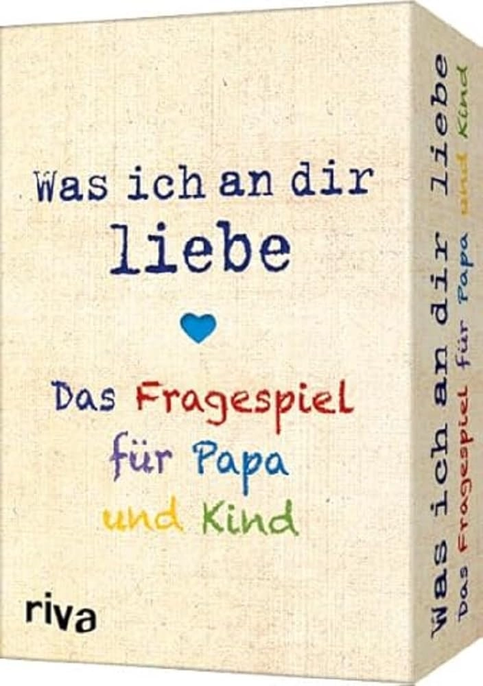 Riva Verlag Was ich an dir liebe - Das Fragespiel - German Kid