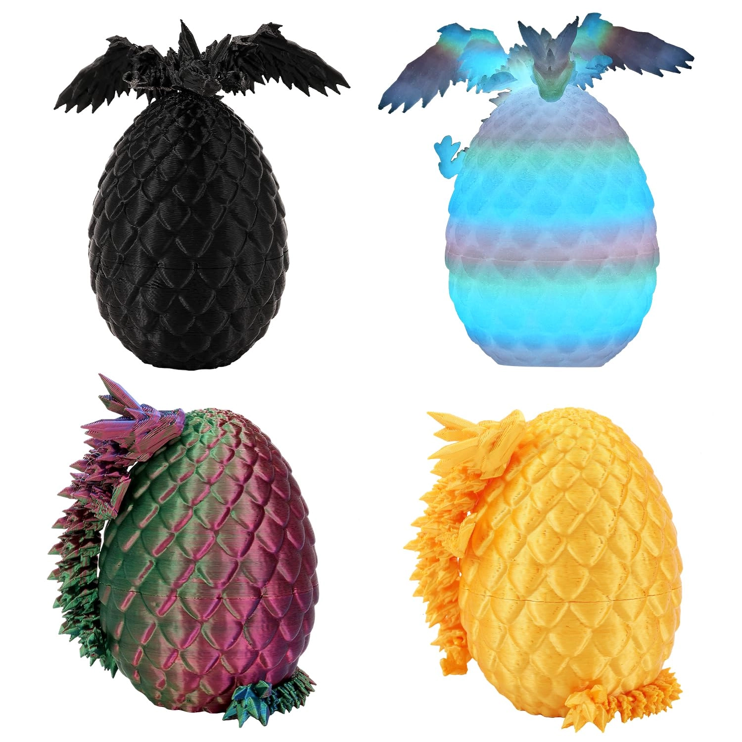 TXB3DOK Dragon Egg - 4 pcs + DND Dice - 7 pcs