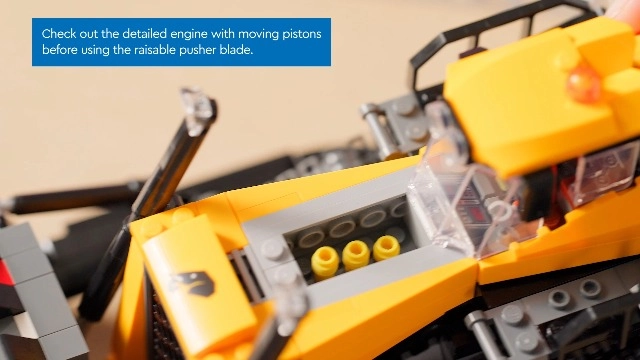 City Yellow Bulldozer (60466)