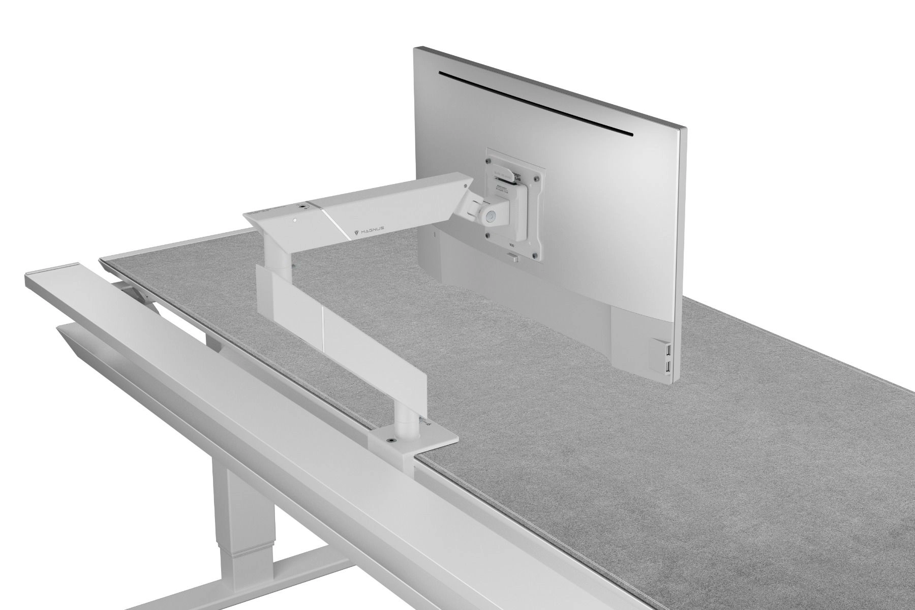 MAGNUS - Single Monitor Arm Black