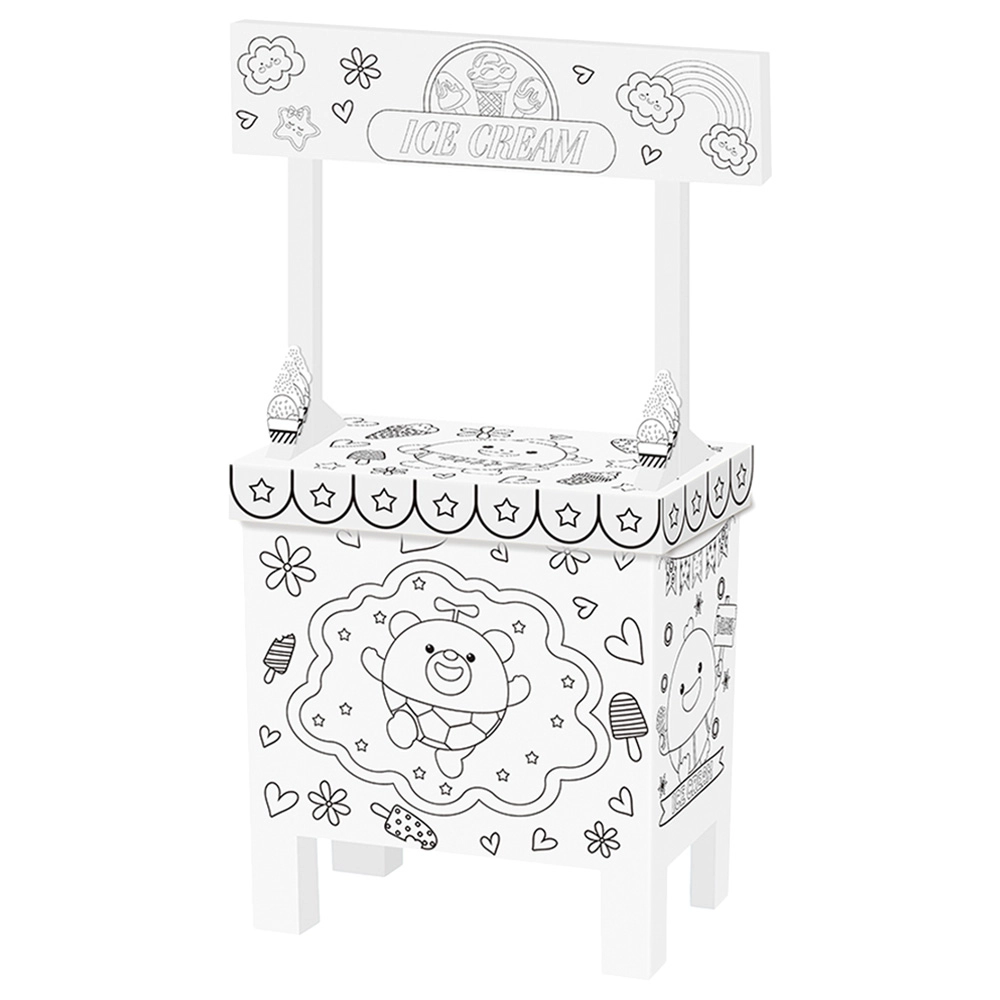 Doodle Art And Craft Coloring Ice Cream Shop - 3+ years