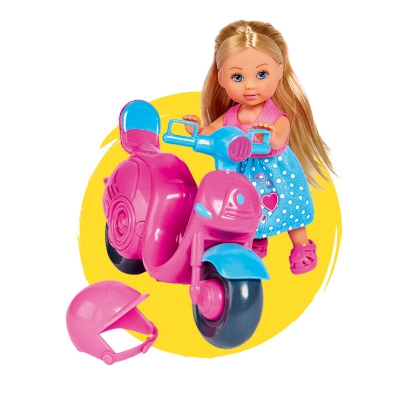 Evi Love Doll - Pink With Scooter And Helmet Ages 3+