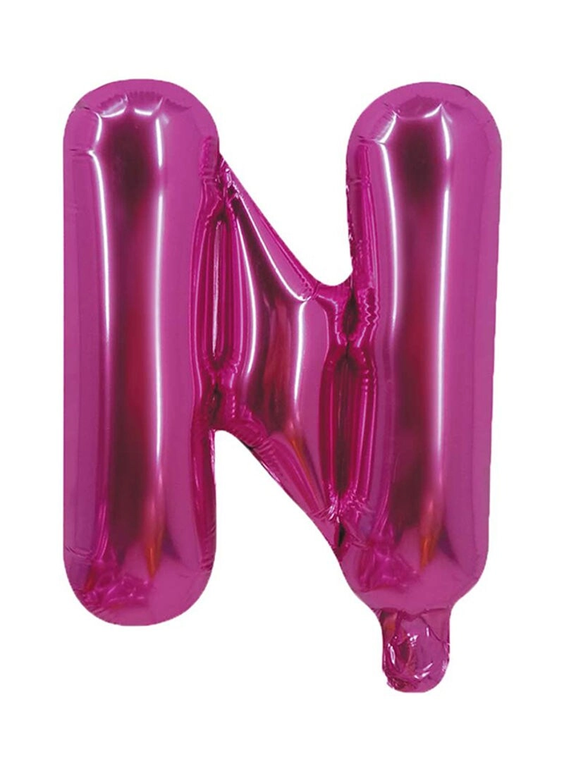 N Letter Shape Foil Balloon
