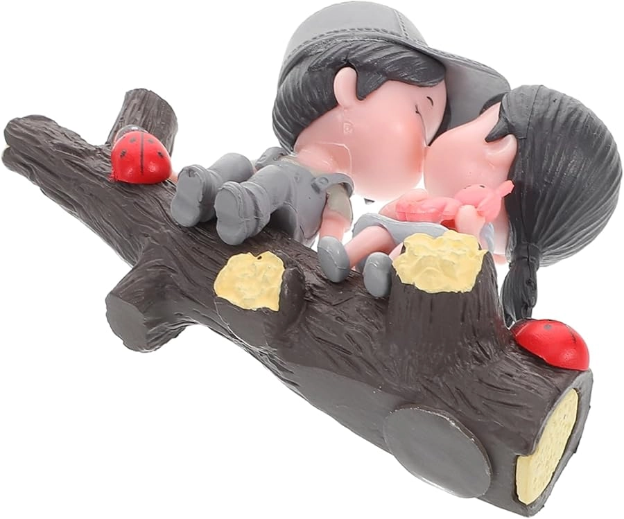 CHILDWEET Cute Couple Car Dashboard Ornament - Pink Girl