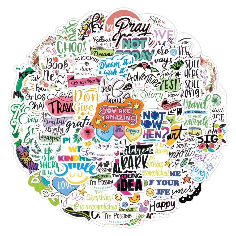 Quote Sticker Book 100 pcs
