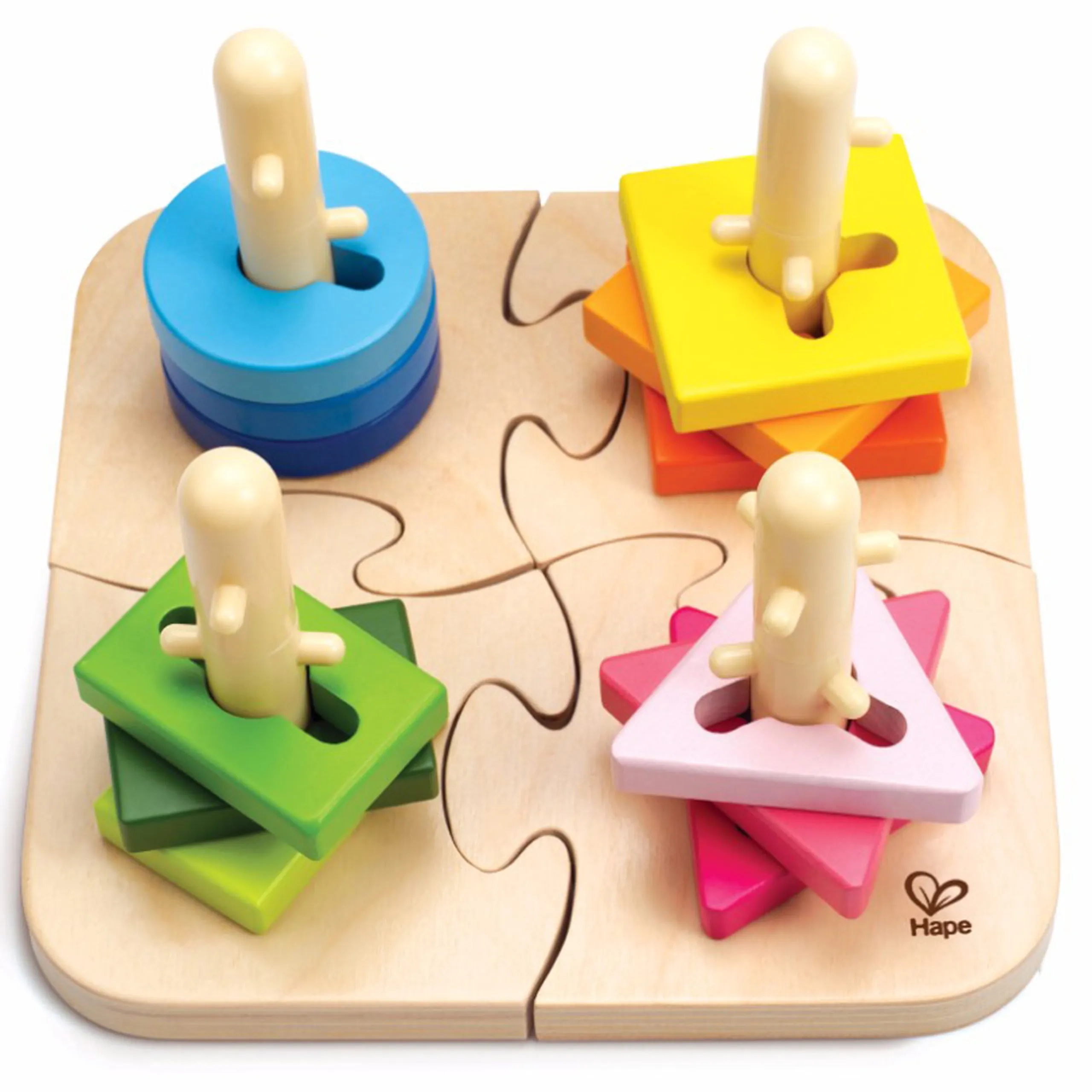 Hape Emergency Peg Puzzle - Suitable for 12 months & above