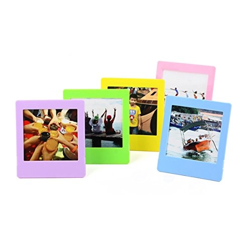 Colorful Photo Decor Borders Stand Photo Frame Set - 12*8.6cm 1 Count