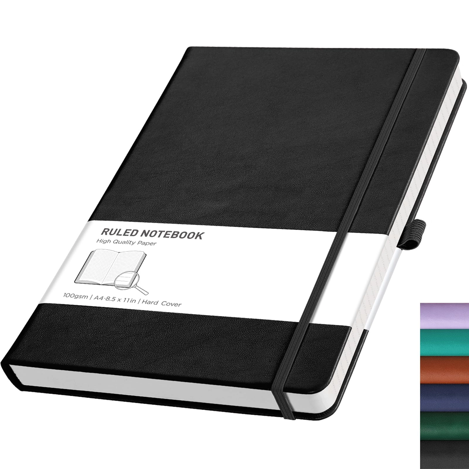 rettacy Notebook A4 Hardcover - Blank 192 Pages