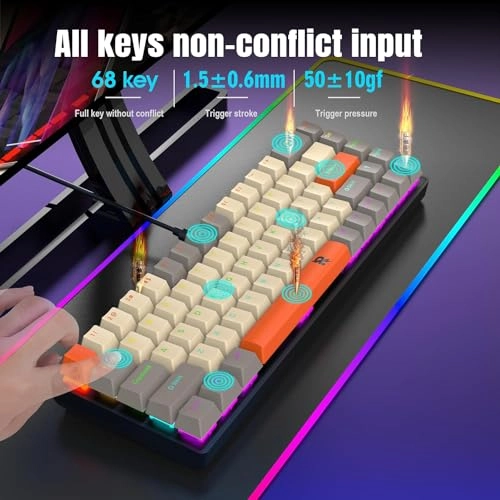 60% Wired Gaming Keyboard