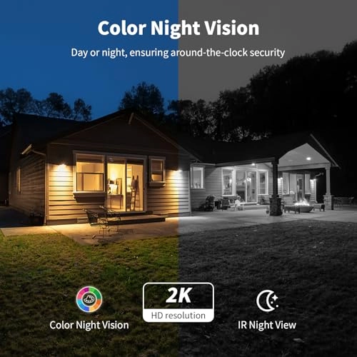 Cellular Security Camera Outdoor 2K