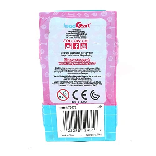 Baby Secrets Bathtime Surprise - Pink 2 Stickers Pack