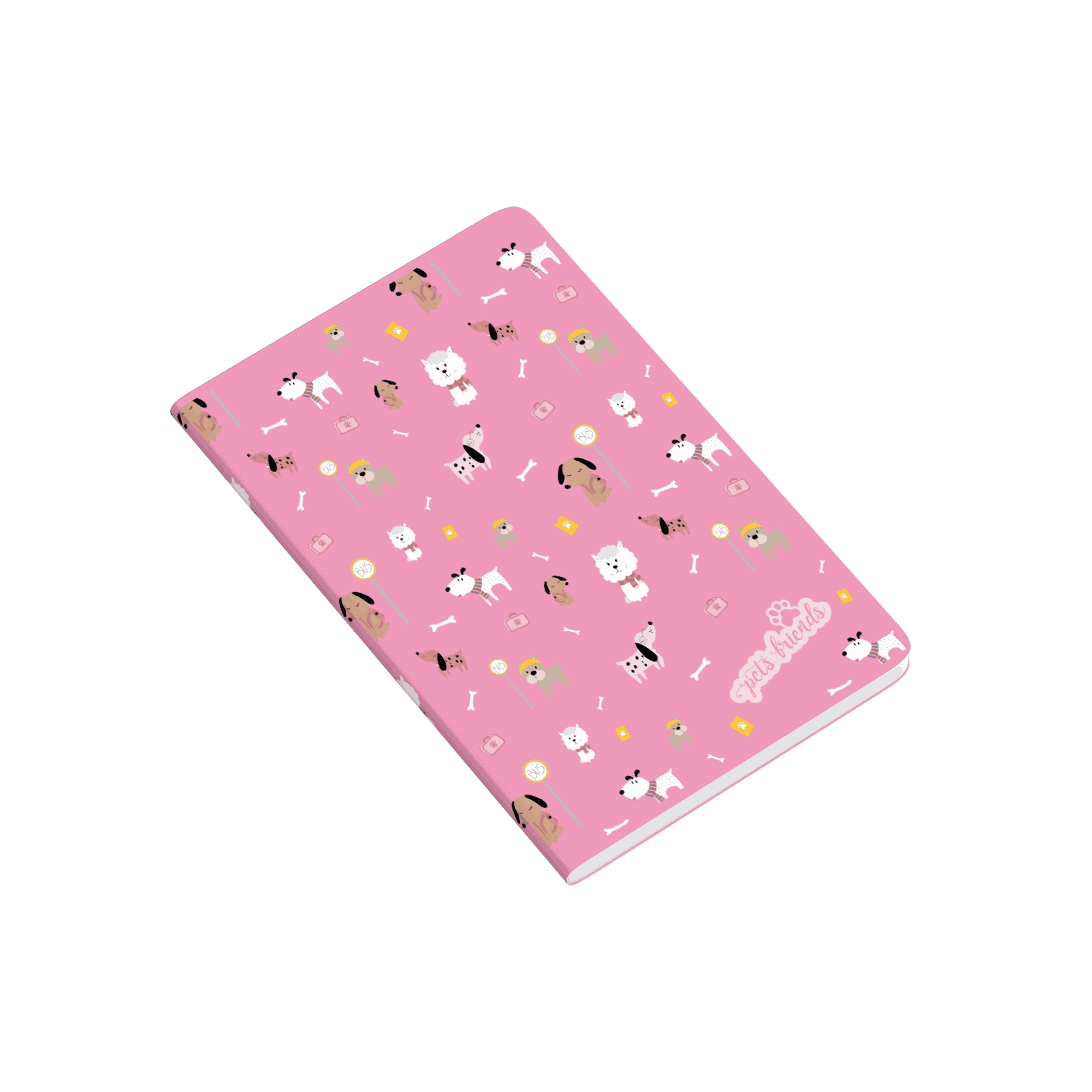 Pets Girls Notebook A5 Softcover - 80 Sheets