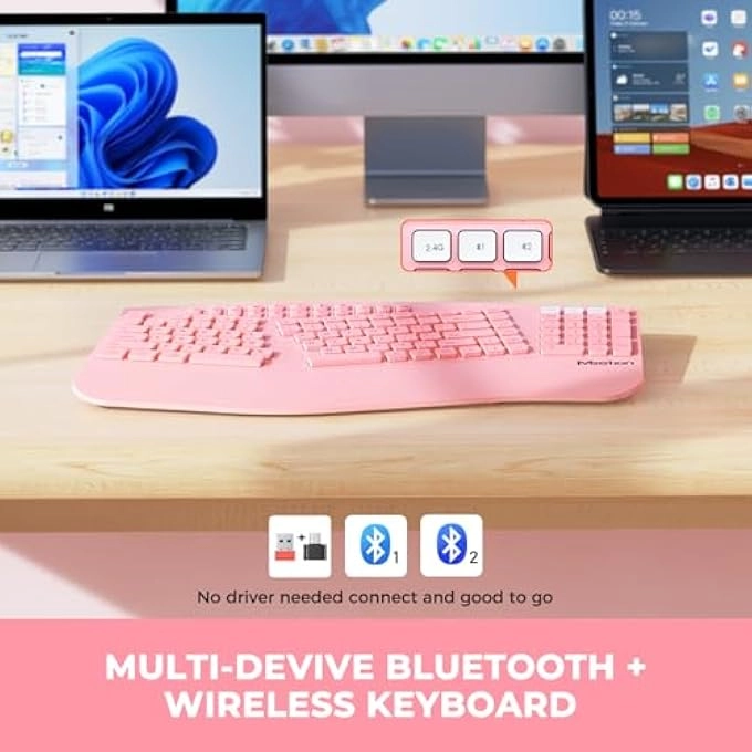 ERGONOMIC KEYBOARD - Wireless/Wired